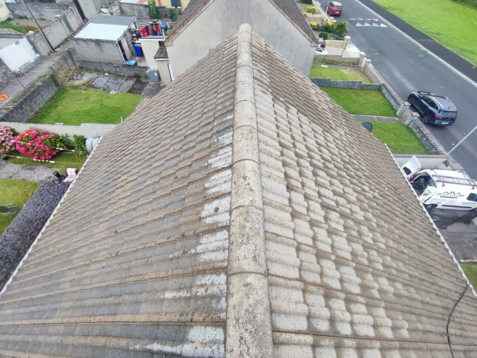 Roof Cleaning Before & After